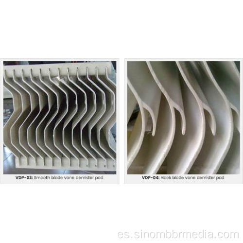 Demister Pad y Demister Mist Eliminador